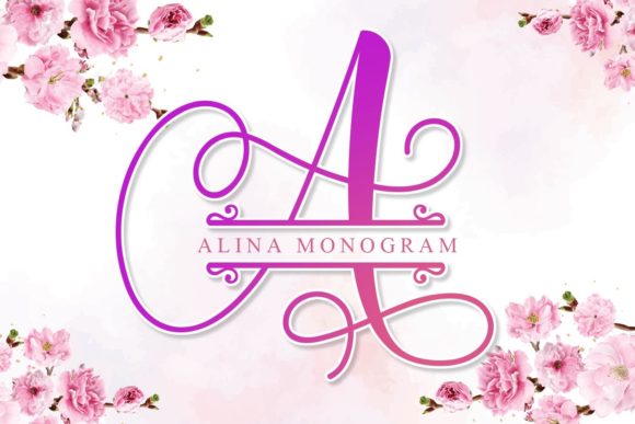 Alina Monogram Font: A Charming Choice for Elegant Design