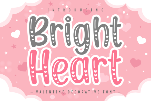 Bright Heart Font: A Festive Touch for Your Designs