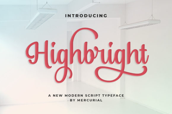 Highbright Font: A Vintage Script for Modern Designs
