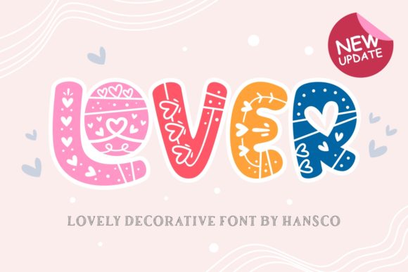 Lover Font: A Cute and Friendly Typeface for Creative Projects