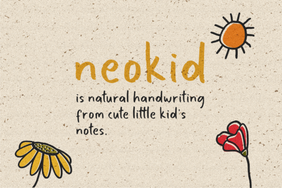 Neokid Handwriting Font: A Charming Typeface for Creative Projects