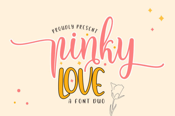 Pinky Love Font Duo: A Sweet Touch for Modern Designs