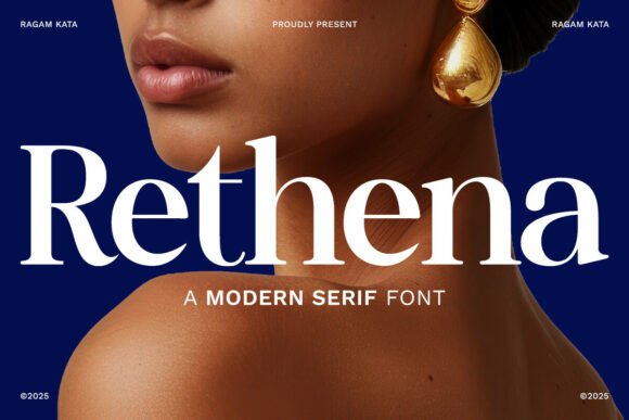 Rethena Font: Elegant Modern Serif for Premium Design