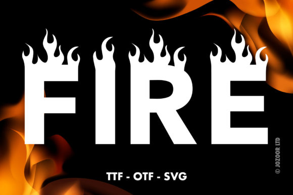 Unleash Creative Energy with Fire Font for Your Projects