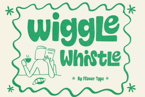 Wiggle Whistle: A Charming Display Font for Playful Designs