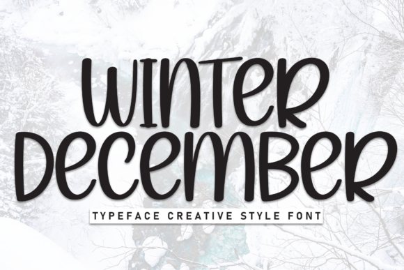 Winter December Font: A Charming Handwritten Display Typeface