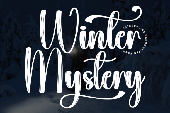 Winter Mystery Font: Sweet, Friendly, and Uniquely Handwritten